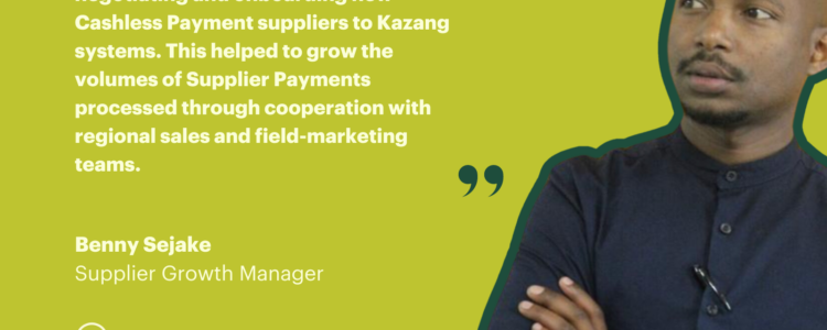 Benny Sejake: Supplier Growth Manager